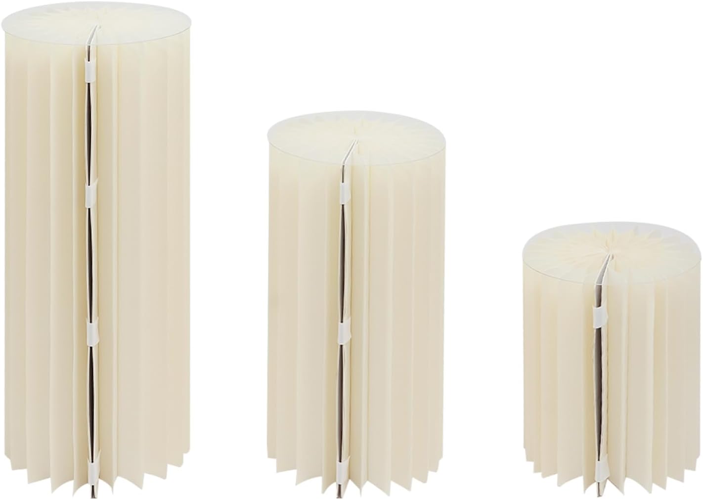 YIYIBYUS Cylinder Flowers Stand 3pcs Foldable