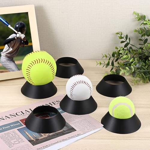 Hipiwe 6 Pack Ball Display Stand for Sports Balls