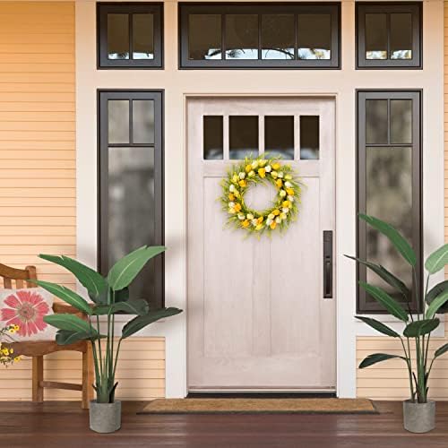 Puleo International 30 Inch Artificial Tulip Spring Door Wreath 1