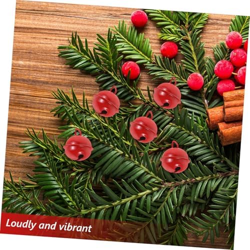 ABOOFAN 100pcs Christmas Small Bells DIY Jewelry Decorations