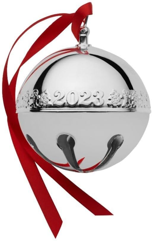 Wallace 2023 Silver Plated Sleigh Bell Ornament 53rd Edition