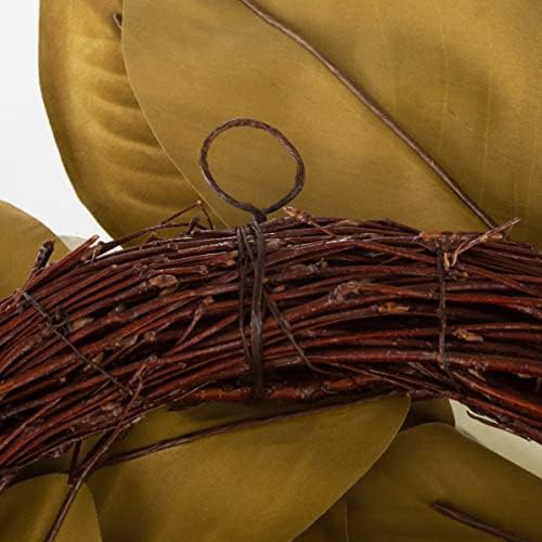 Magnolia Wreath 24 Inch Artificial Spring Door Wreath