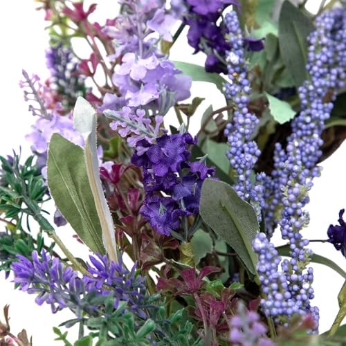 Northlight Lavender Artificial Spring Wreath - 18 Inch