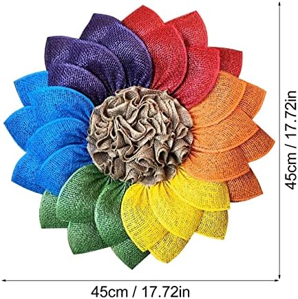 Cakina Artificial Flowers in Vase Spring Decor Wreath