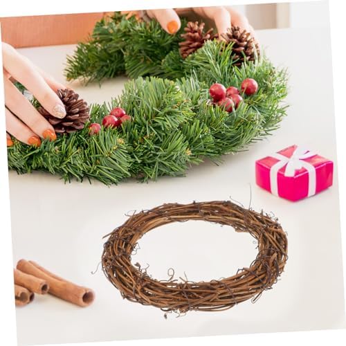 Garneck Rattan Wreath Dried Vine Garland 10pcs