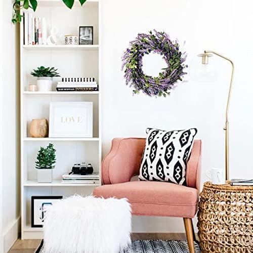 Bibelot 20 Inch Lavender Wreath Front Door Decor