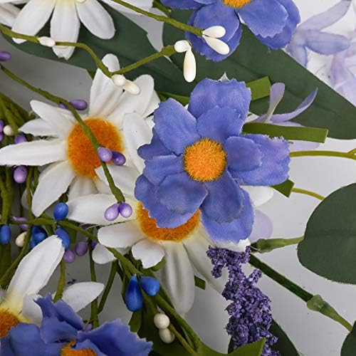 Violet Ever Garden 20 Inch Spring Wreath for Front Door