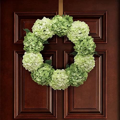 24 Inch Magenta Green Hydrangea Wreath