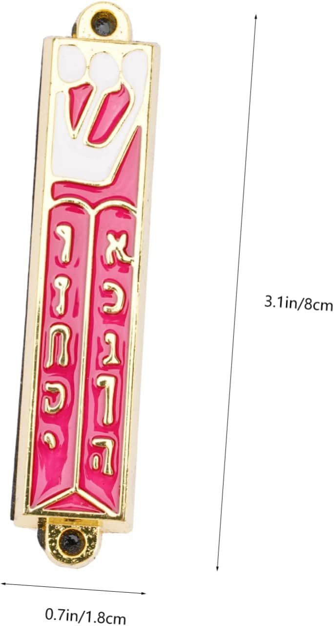 PRETYZOOM Hanukkah Religious Decor Mezuzah Doorway Scroll