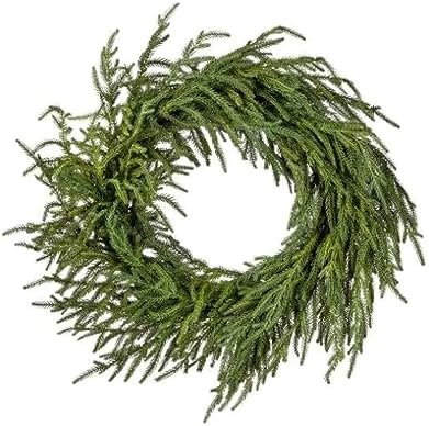 Afloral Real Touch Norfolk Pine Wreath 24 Inch