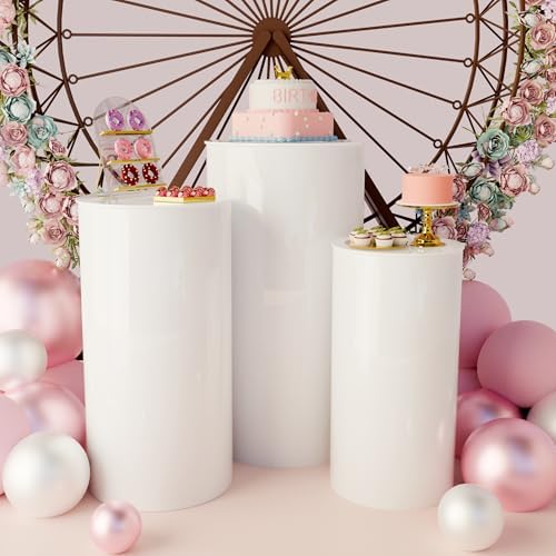 GALAGLAM Party Cylinder Pedestal Stand 3Pcs