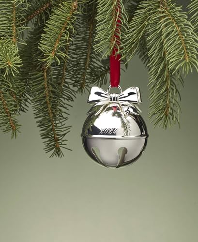 Lenox 2024 Jingle Bell Metal Ornament Christmas