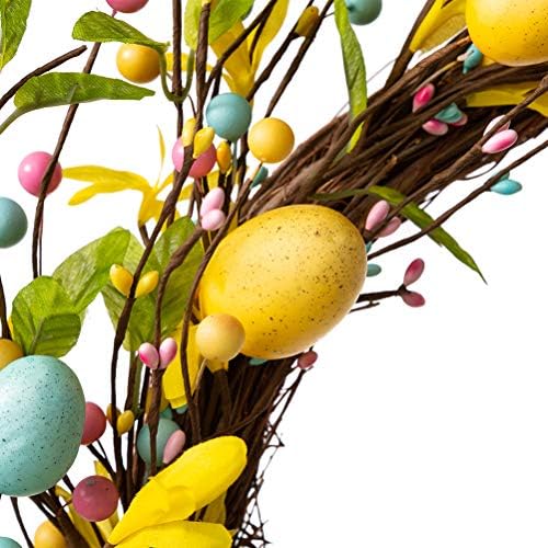 Glitzhome 22 Inch Easter Wreath Decor