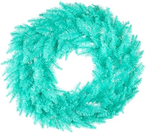Vickerman 30 Inch Aqua Fir Artificial Christmas Wreath