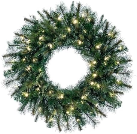 Vickerman 30 Inch Cashmere Pine Wreath with LED Lights