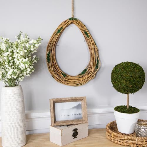 Grapevine Twig Artificial Wreath with Moss 1525 Inch