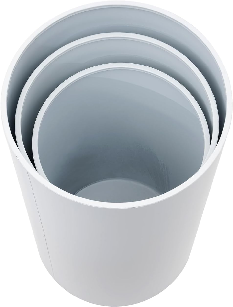 White Cylinder Pedestal Display Stand for Events