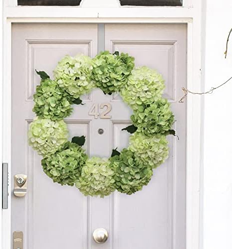24 Inch Magenta Green Hydrangea Wreath