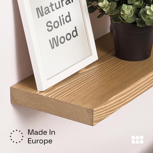 BAOBAB WORKSHOP Oak Floating Shelves Set of 2