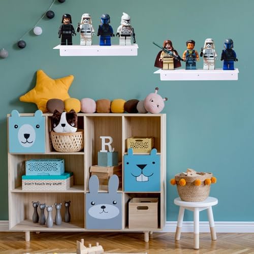 Blulu 8 Piece Acrylic Floating Shelf Display
