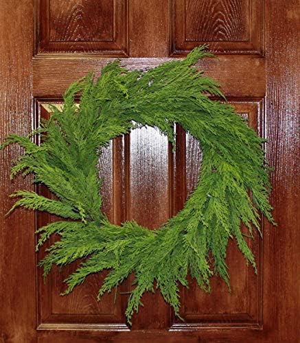24 Inch Cedar Wreath for Home Decor