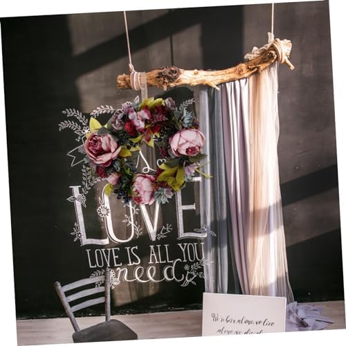 NUOBESTY Artificial Peony Wreath for Home Decor