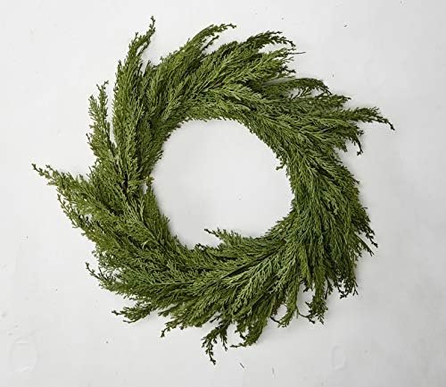 24 Inch Cedar Wreath for Home Decor