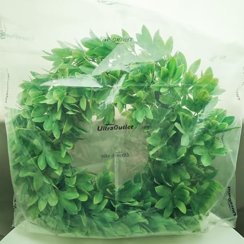 4 Pack Artificial Boxwood Wreaths 12 Inches