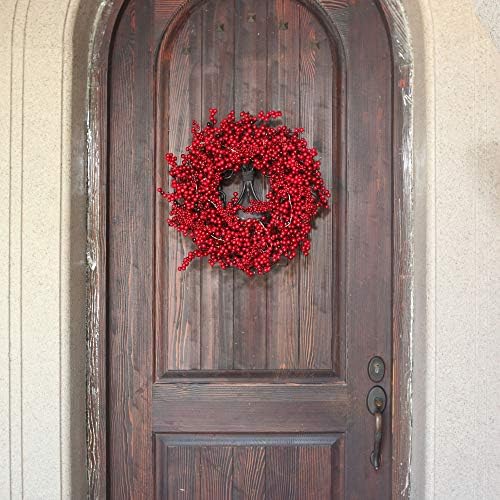 22 inch Red Berry Christmas Door Wreath