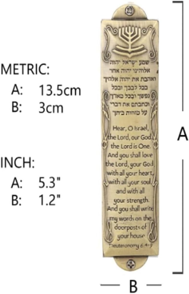2Pcs Mezuzah Case with Easy Peel and Stick