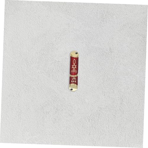 2 Sets Elegant Metal Mezuzah for Home Blessings and Spiritual Protection