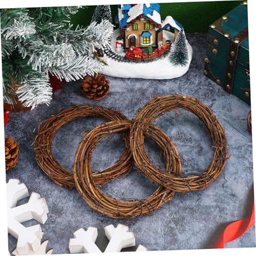 Garneck Rattan Wreath Dried Vine Garland 10pcs