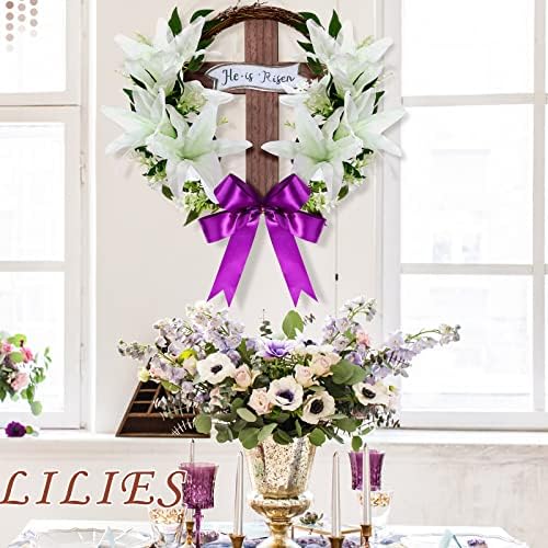 Panelee 18 Inch Easter Wreath Front Door Decor
