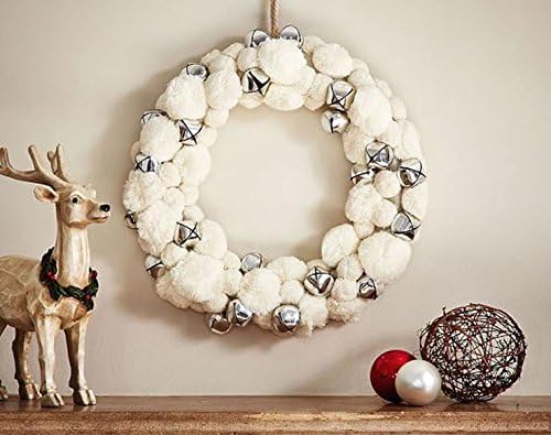Charmed Large Christmas Star Jingle Sleigh Bell Ornament Pack of 6 Silver