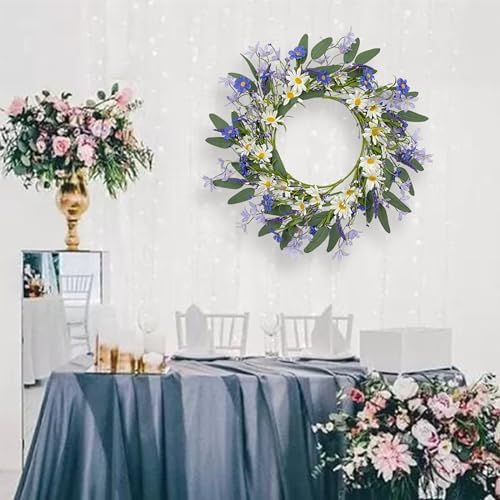 Violet Ever Garden 20 Inch Spring Wreath for Front Door