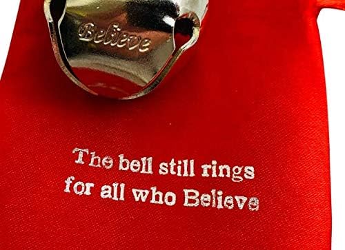 Westmon Works Believe Bell Ornament Grey Christmas Tree