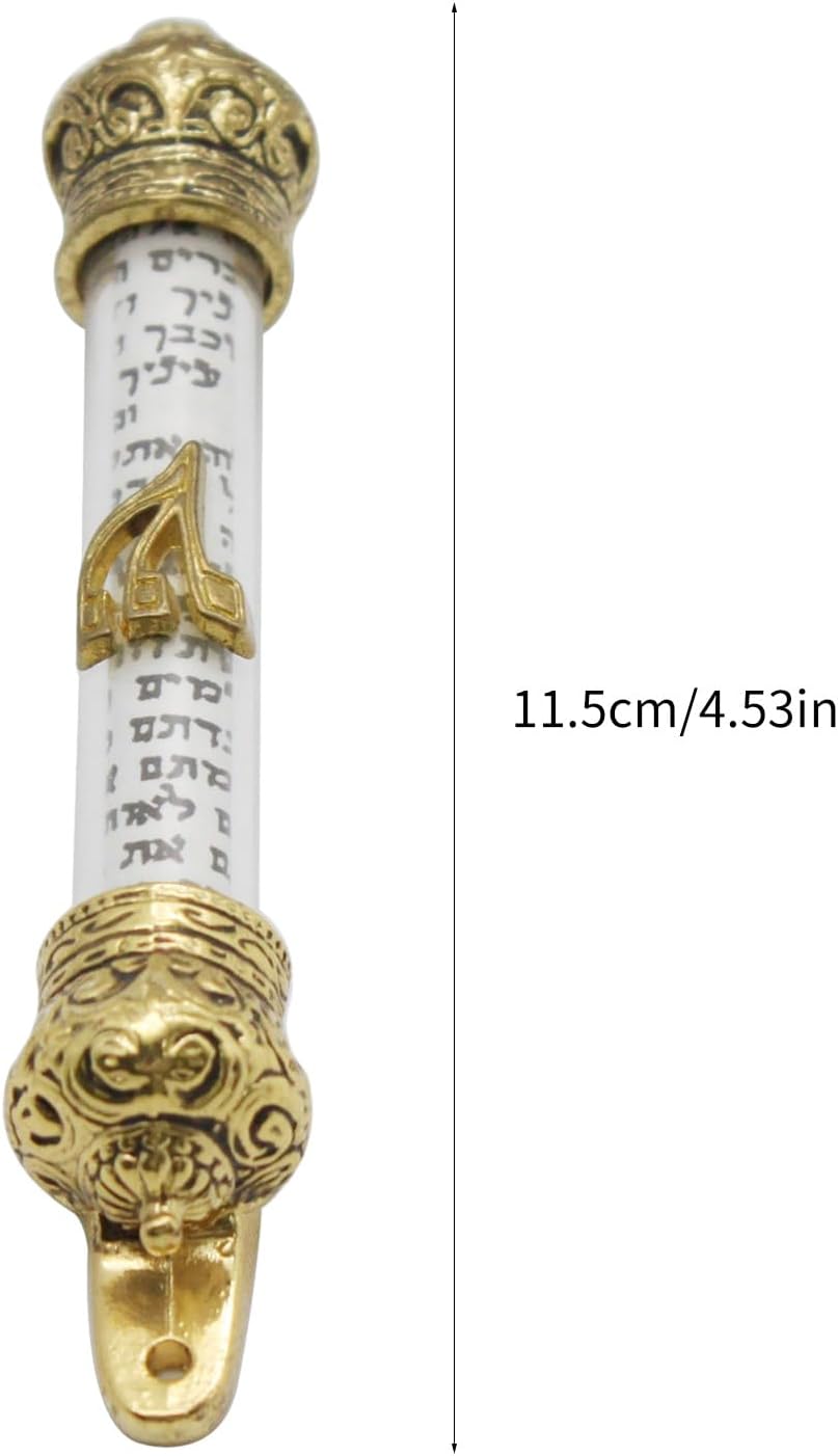 1PC Religious Holy Scroll Retro Door Mezuzah Decor Hanger