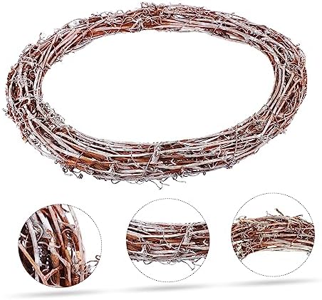 NOLITOY 1pc Rattan Wreath Garland for Home Decor