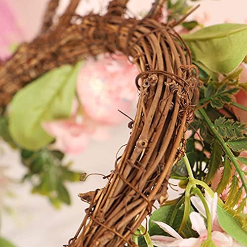 Cakina Easter Front Door Rustic Spring Decor Wreath Sign