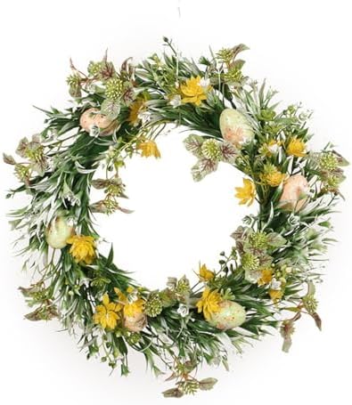 Spring Egg Decoration Wreath for Front Door