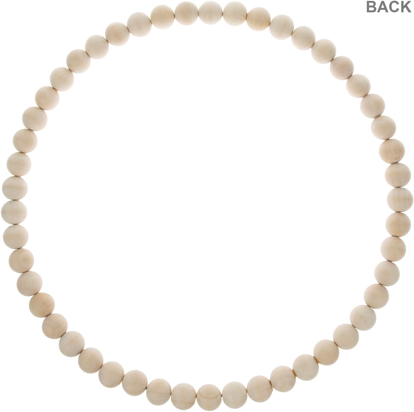 Hobby Lobby Wood Bead Wreath 18 Inch
