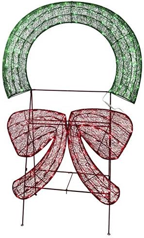 Merrily Crystal Wreath Stake 48 Inch Multi Colored