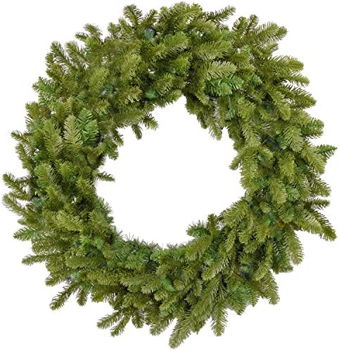 Fraser Hill Farm 48 Inch Grandland Pine Wreath Door Hanging No Lights