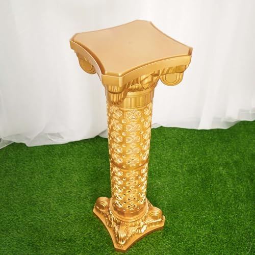 Efavormart 4 Pack Gold Venetian Inspired Pedestal Stand