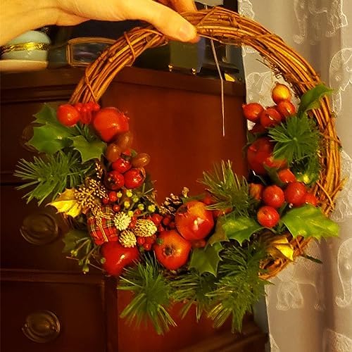 16inch Natural Grapevine Wreath Hoop for DIY Crafts