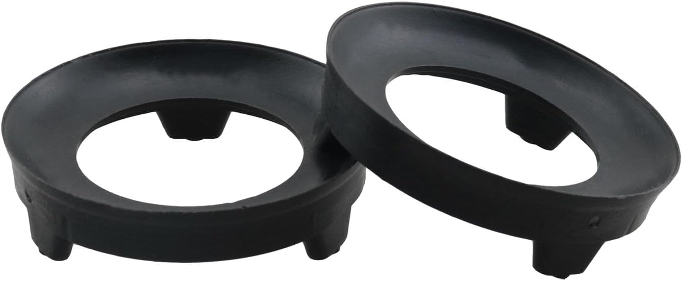 HJGarden 2PCS Black Plastic Triangular Display Stand for Crystals and Spheres