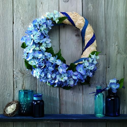 FloraCraft 3 Piece 16 Inch Straw Wreath Form Natural