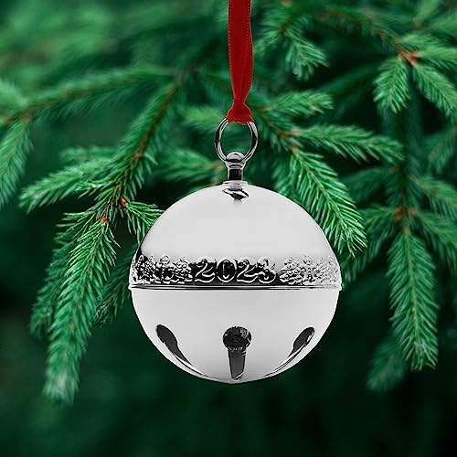 Wallace 2023 Silver Plated Sleigh Bell Ornament 53rd Edition