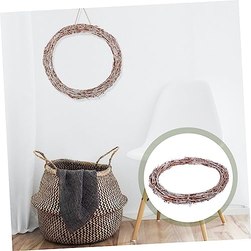 Handmade Rattan Wreath for Home Decor and Seasonal Crafts