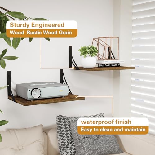 Deep Floating Shelves for Wall 12 Inch Deep Storage Shelves